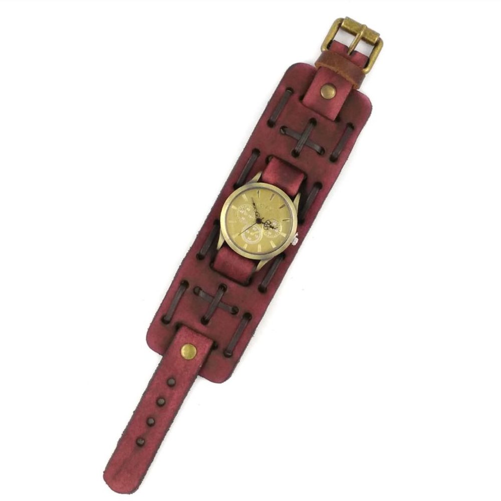 ✨✨BRAND NEW Punk Style Vintage Leather Men's Watch